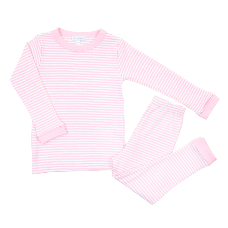 Magnolia Baby Pink Striped Long Pajamas