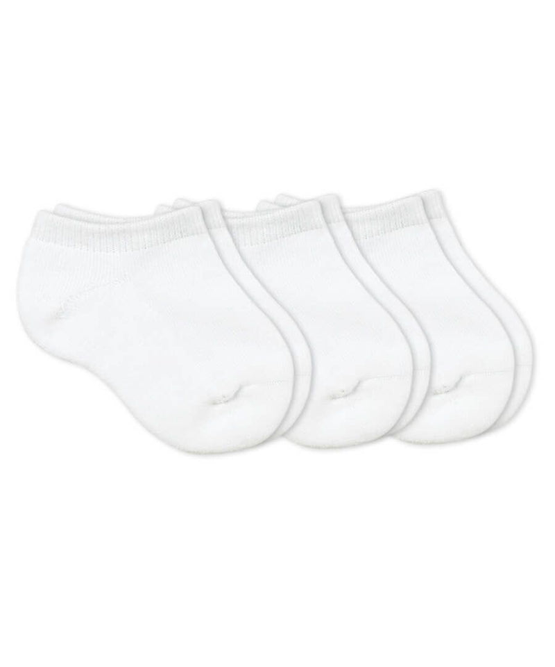 Jefferies Socks Baby Smooth Toe Sport Low Cut Socks 3 Pair Pack - White