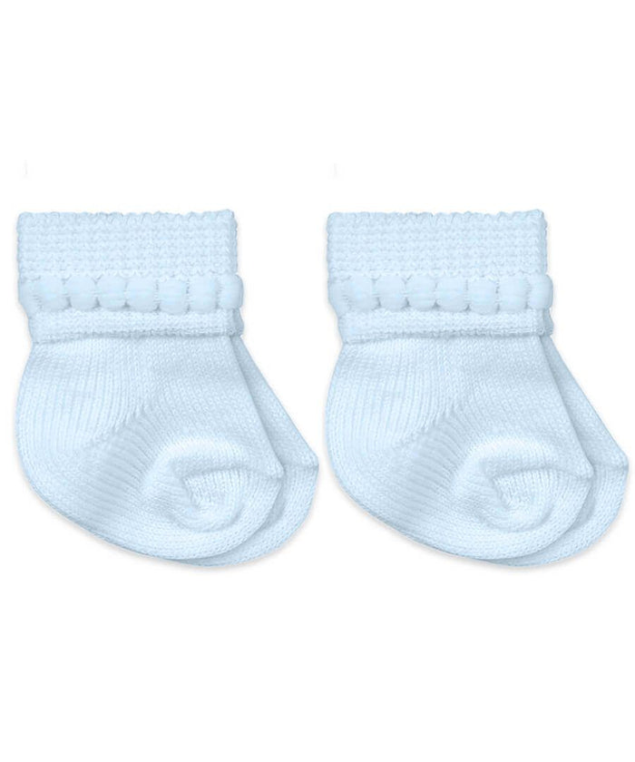 Jefferies Socks Bubble Bootie 2 Pair Pack - Blue