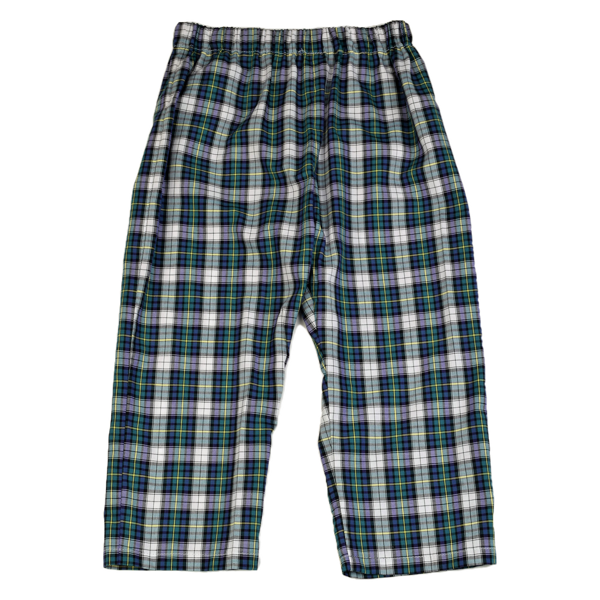 Funtasia Too Boys Plaid Pants - Green/Navy