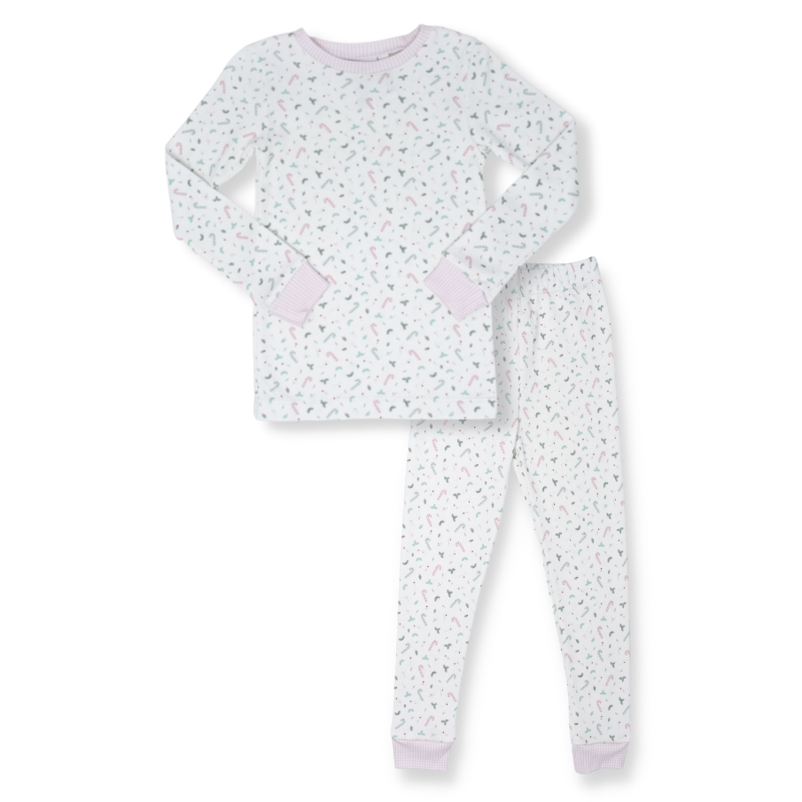 Lullaby Set Women’s Holly & Candy Canes Pajama Set