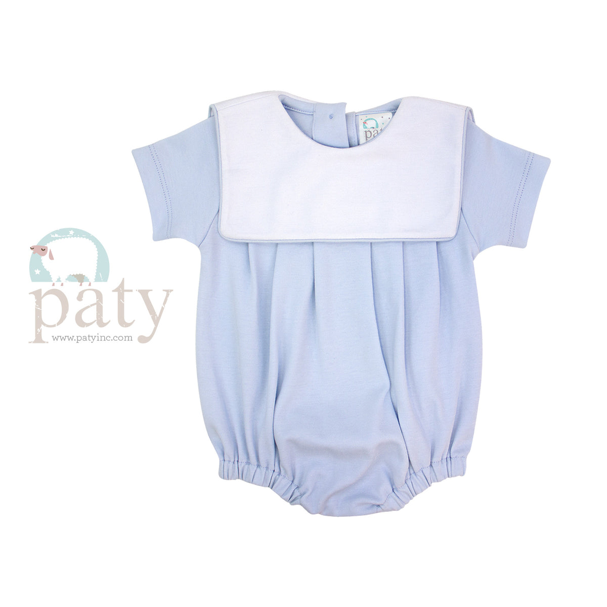 Paty, Inc. Boys Pima Bubble w/ Bib - Blue