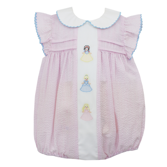 Anavini Princesses Seersucker Bubble - Pink