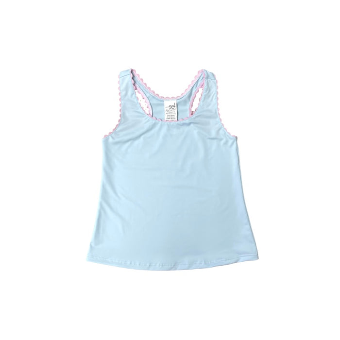 Set Athleisure Girls Tank - Pink/Blue