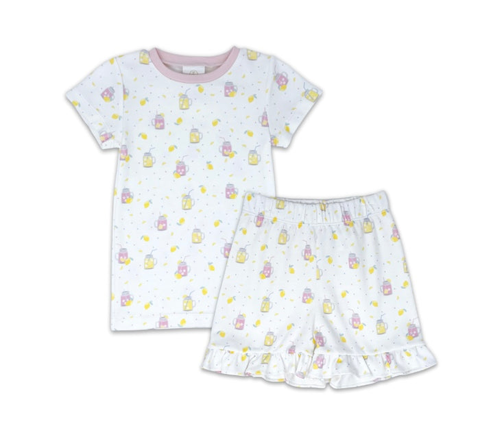 Lullaby Set Girls Lemonade Pajama Set