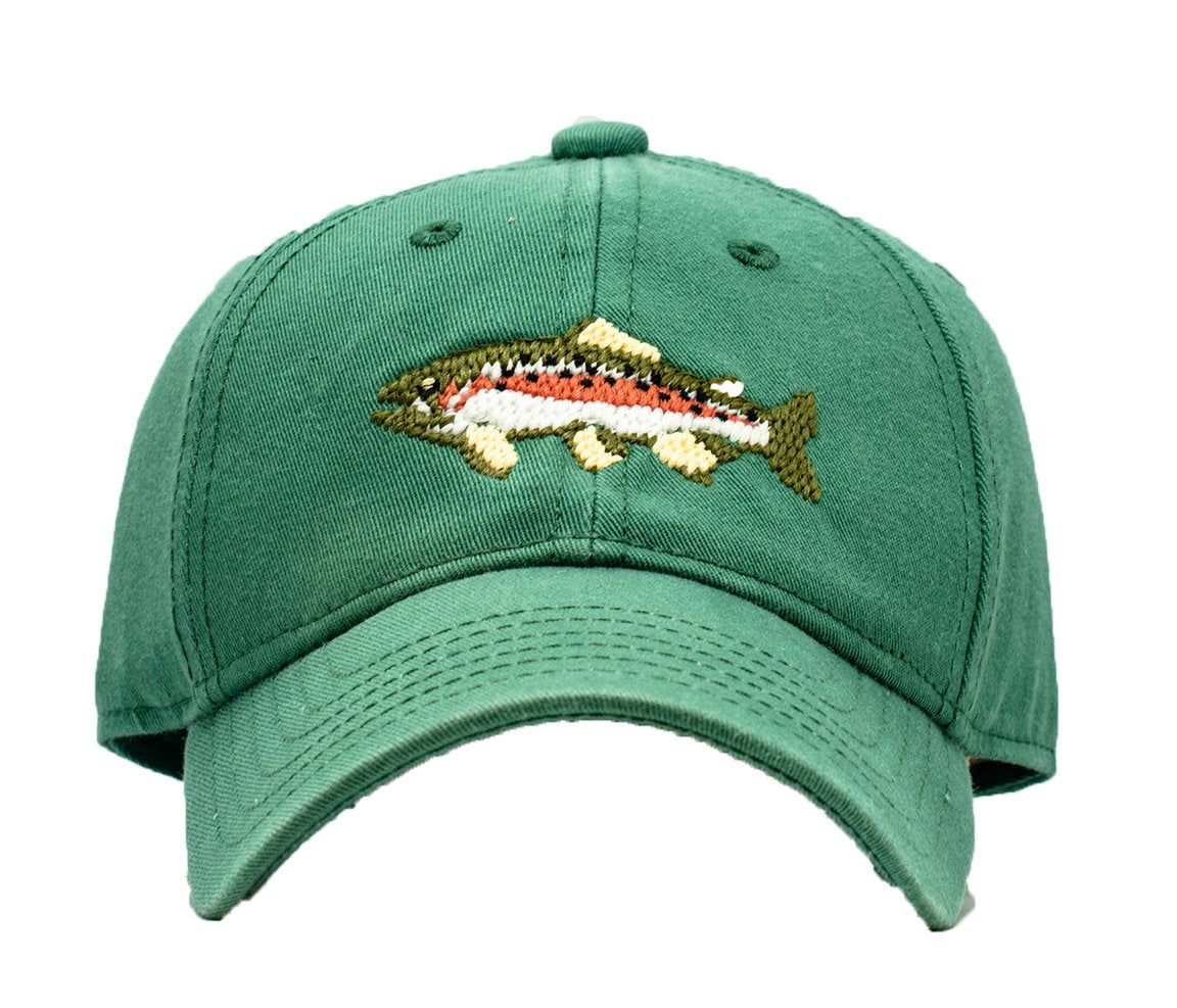 Harding Lane Trout on Moss Green Kids Hat