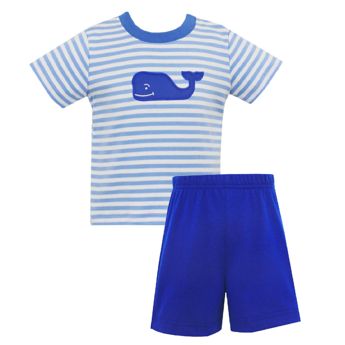 Claire & Charlie Whale Short Set